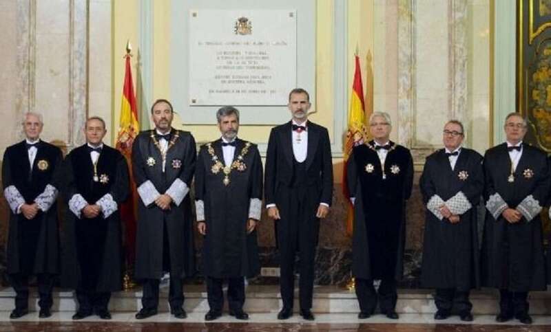 El rey Felipe VI en el Tribunal Supremo/Multimedia.